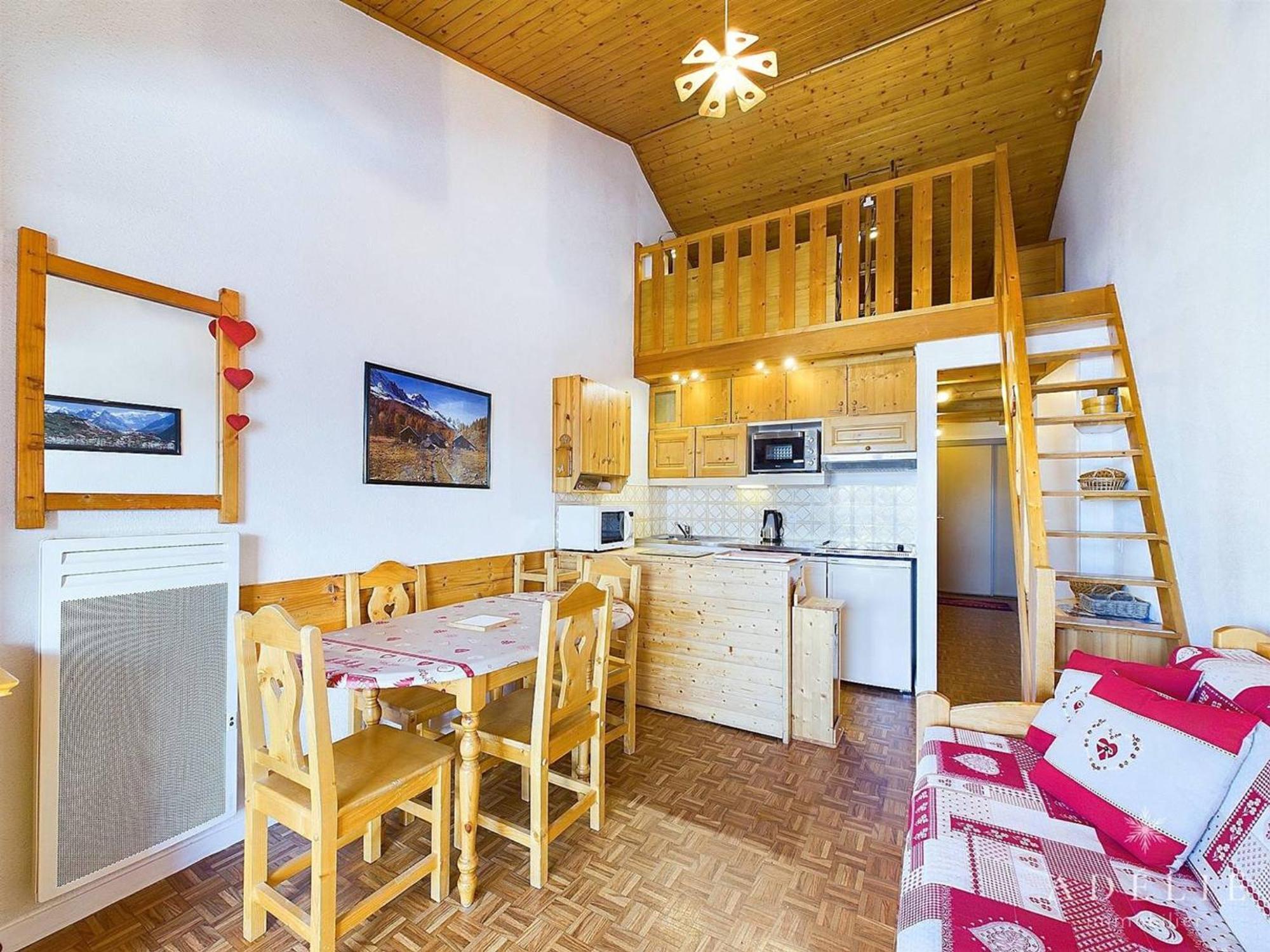Studio Cabine Et Mezzanine Pour 4 Pers A Montvalezan-La Rosiere - Fr-1-398-550 Exteriör bild